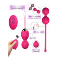 Women Strengthening Vaginal Muscles Stimulator Wireless Remote Vibrator Silicone Kegel Balls Set Pelvic Floor Exerciser